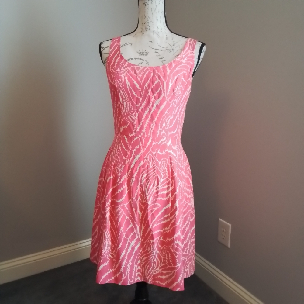 Lilly Pulitzer Posey Show Your Stripes Splash Pink Silk Dress - 2 - Picture 5 of 16